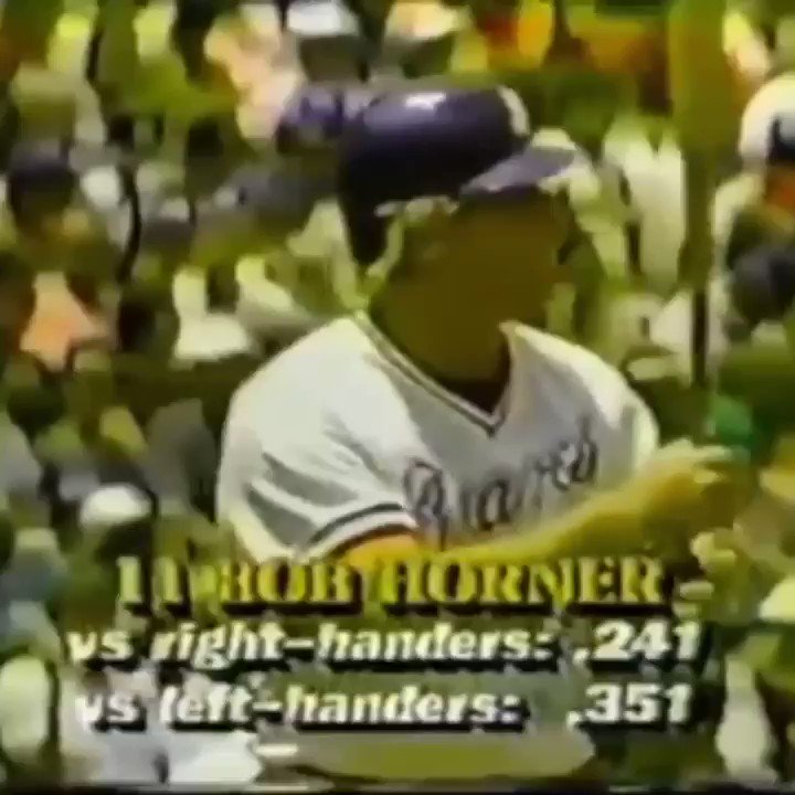 Happy birthday Bob Horner! 4 bombs. 1 game.

 