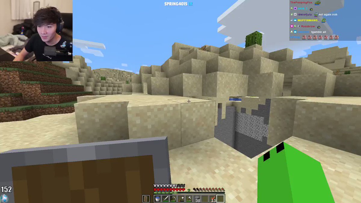 Tried HC minecraft for the first time and i'll let this @ItzMasayoshi clip speak for itself https://t.co/BKvQxZHDHz