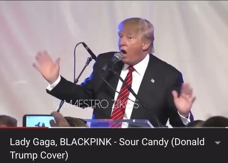 This is so funny haha 🤣 very creative https://t.co/lQ3JOcc4L9 @BLACKPINK @ygofficialblink #LISA #JISOO #JENNIE #Rosé #trump #SourCandy https://t.co/M48tTsmnck