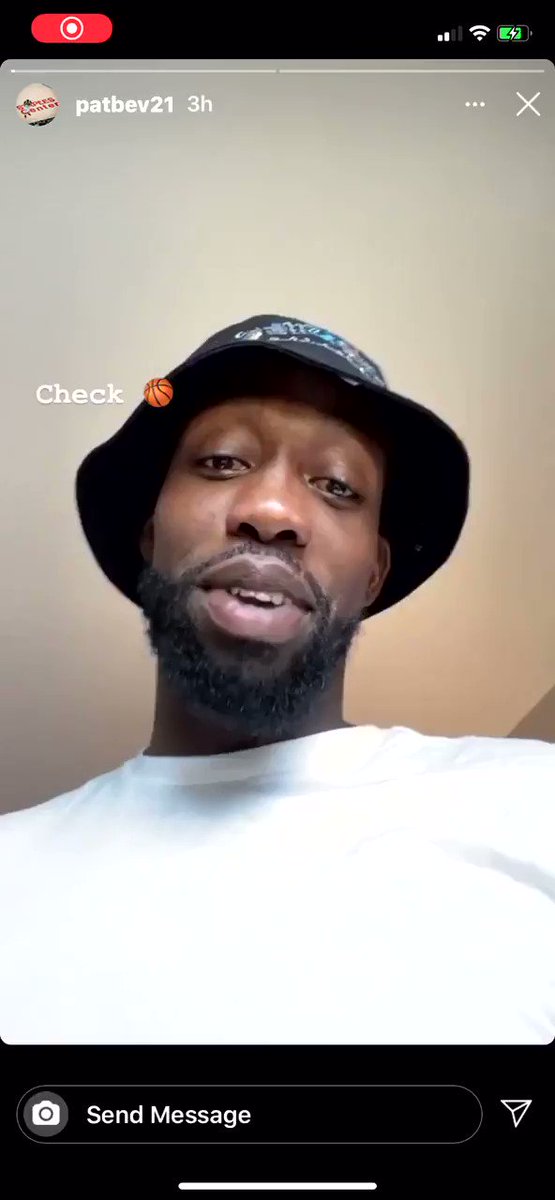 .@patbev21 is right at home in the bubble. 🏠https://t.co/KRNgbIpa3K