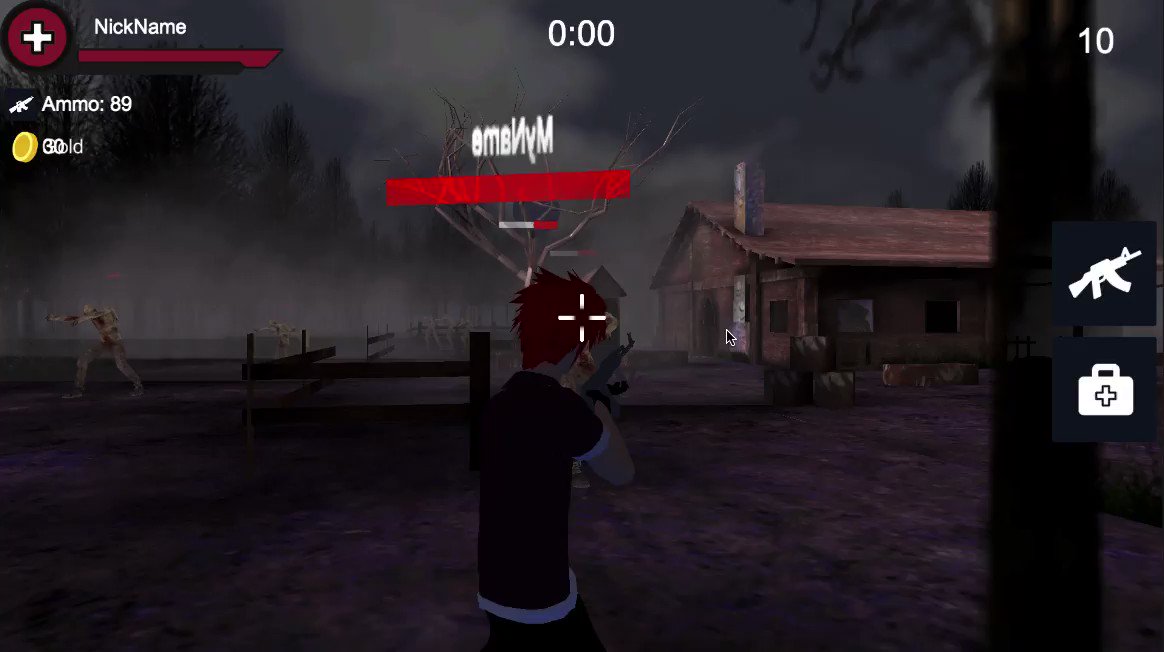 This is a #wip #survivor #multiplayer #game #zombiesGame with #b3d #blender #unity3d #revotiva https://t.co/HdBenhjQop