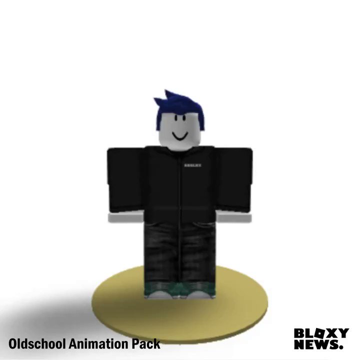 Bloxy News On Twitter For The First Time In Almost 3 Years Roblox Has Made Another Avatar Animation Pack Not Yet Released This One Is Called Oldschool And Seems To Be An - old school roblox animation