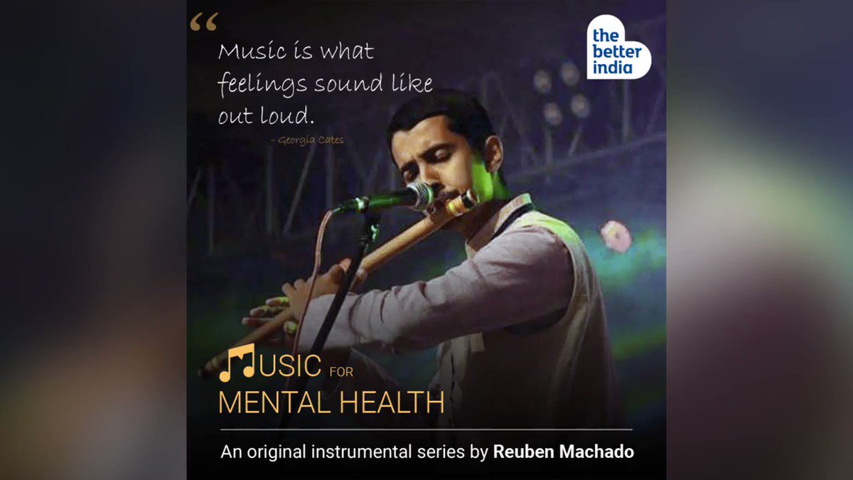 #MusicForMentalHealth
Given the deep connection we have with music, it is perhaps unsurprising that numerous studies have shown it can benefit mental health. Which is why, every week, we bring to you songs under the 'Music For Mental Health' series by Reuben Machado https://t.co/1Ko1buVwq8