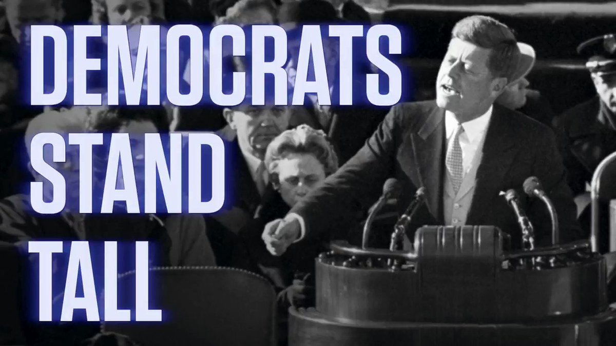 I'm sick of Donald Trump's brand of fake patriotism.
Our new video:
#DemocratsStandTall https://t.co/3aqLhpBe9F