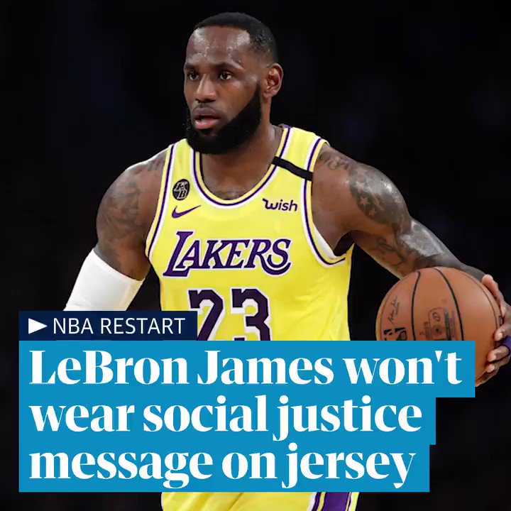 Social justice messages each NBA player is wearing on his jersey — Andscape