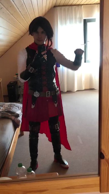First time cosplaying. #RWBY #RubyRose #cosplay #crossplay https://t.co/3Og2TNMQgS<a href="/tag/rwby"class="tags">#RWBY</a><a href="/tag/rubyrose"class="tags">#RubyRose</a><a href="/tag/cosplay"class="tags">#cosplay</a><a href="/tag/crossplay"class="tags"><span>#crossplay</span></a>