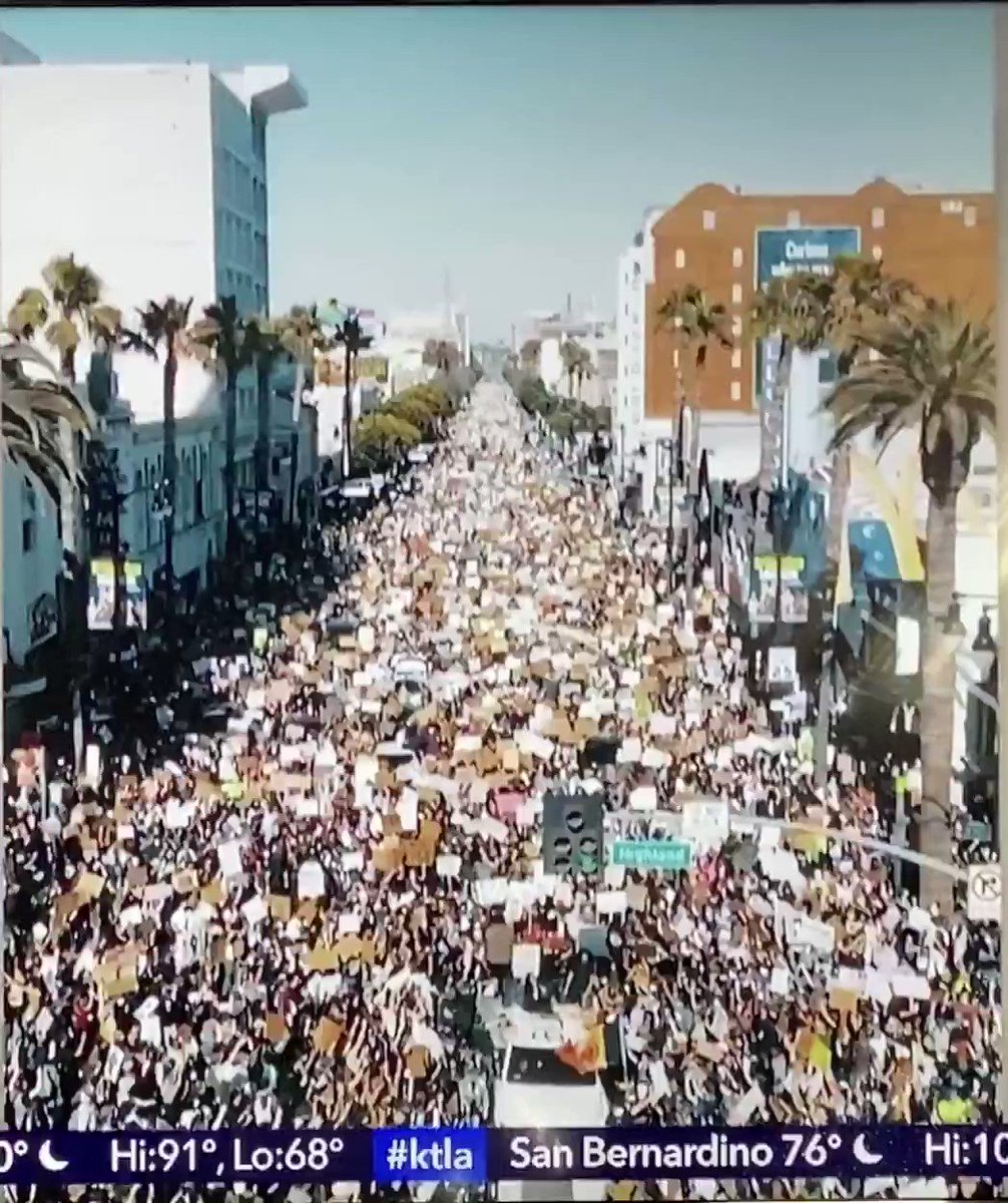 Owners can’t watch their horses run, but this is ok? And we’re told not the reason for the spikes? This is one protest out of hundreds in LA alone, never mind in other cities & states. Wear a mask, wash hands, but don’t get it twisted. This is why we’re still locked down. https://t.co/St5wZtMpCp