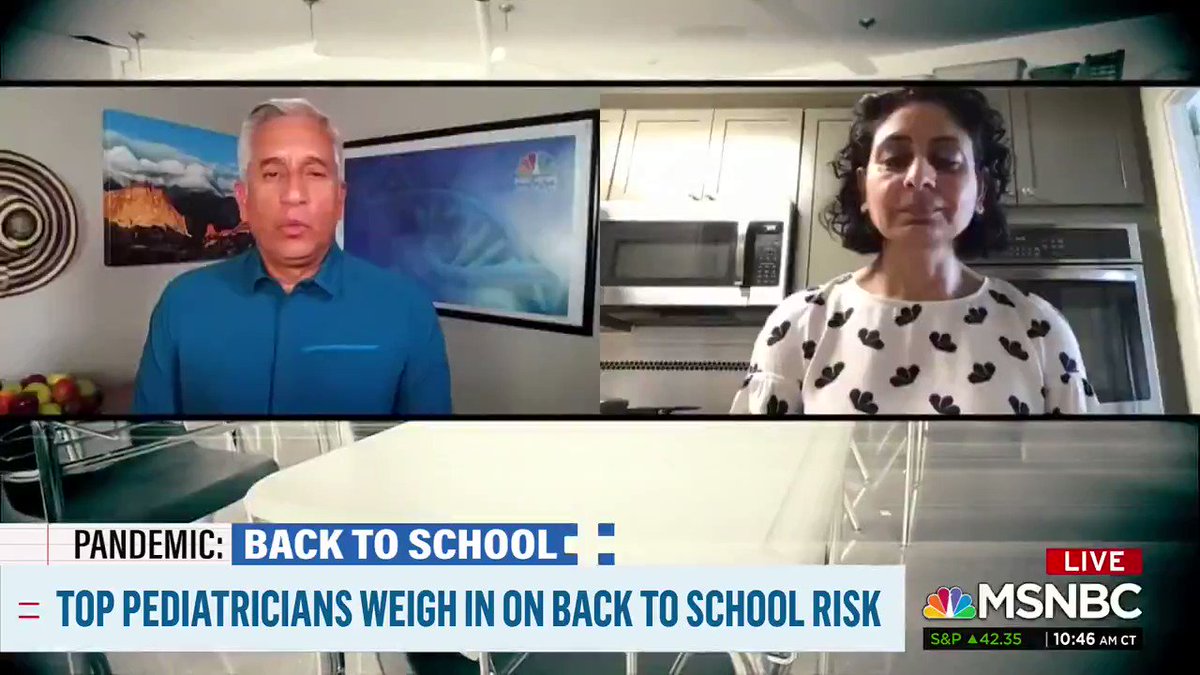 Top pediatricians tell NBC they support reopening schools:
“Yes.”
“Absolutely.”
“Without a hesitation.”
“I have no concerns…”
@realDonaldTrump is right: We can safely send kids back to school! https://t.co/e3q5LxcA35