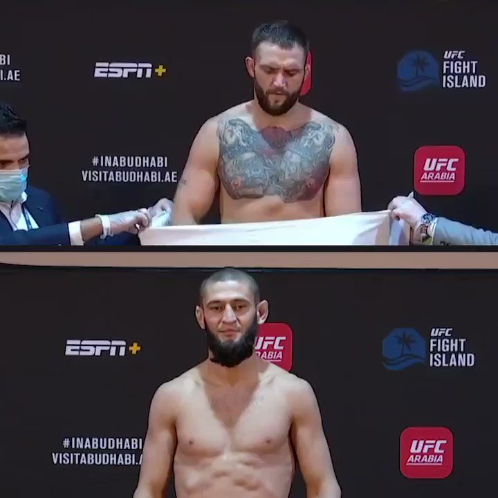 Never in doubt!
⚖️ @JohnPhillipsMMA - 186lbs
⚖️ @KChimaev - 186lbs
🏝️ #InAbuDhabi | @VisitAbuDhabi https://t.co/qtI5D6bkTi