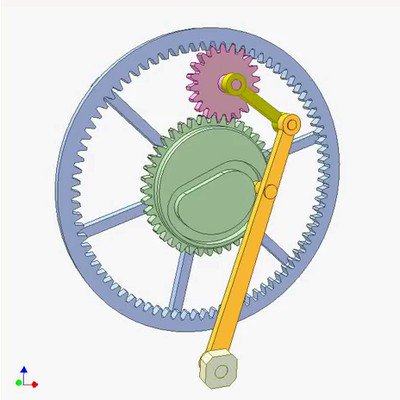 Cam and Gear Mechanism