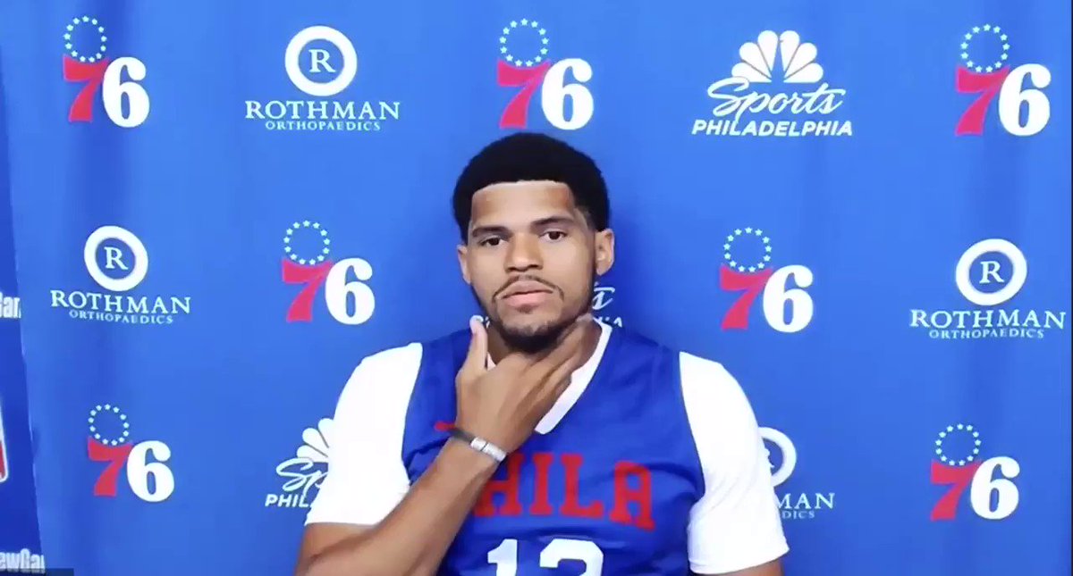 Tobias Harris’ media availability today lasted 59 seconds.
He had one message.
“We want to make sure that Daniel Cameron (Kentucky Attorney General) will arrest the cops & the officers involved with Breonna Taylor’s death and that’s all I got to say.” https://t.co/AxKUDGlcIA