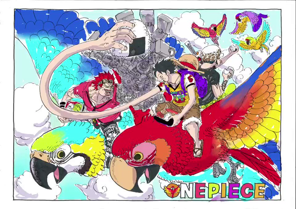 تويتر One Piece スタッフ 公式 Official على تويتر Wj33 34合併号の巻頭カラーの製作過程動画が尾田さんから届いだぞー 動画のように構図や色味のラフを決めてから 全て紙とペンのみのアナログで製作されてます 最初ルフィたちと一緒にいた動物は 要 تويتر One Piece スタッフ 公式 Official على تويتر Wj33 34合併号の巻頭カラーの製作過程動画が尾田さんから届いだぞー 動画のように構図や色味のラフを決めてから 全て紙とペンのみのアナログで製作されてます 最初ルフィたちと一緒にいた動物は 要