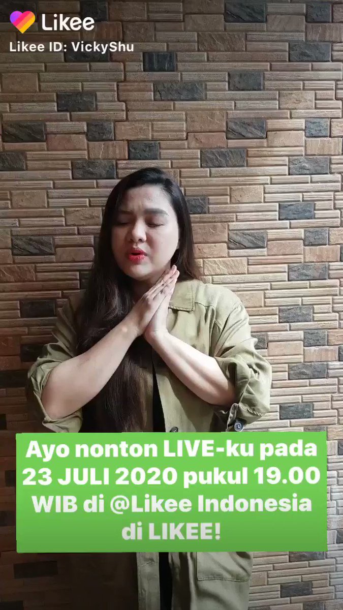 Malam ini! Saya akan bergabung di konser Likee Grab Charity Concert yang akan berlangsung secara LIVE pada Malam ini, 23 Juli 2020 pukul 19.00 WIB di @likee indonesia di aplikasi @likeeofficial.
Likee berkolaborasi dengan @GrabID dalam mengadakan program amal ini. 🤍 https://t.co/g1j1RNNN2d