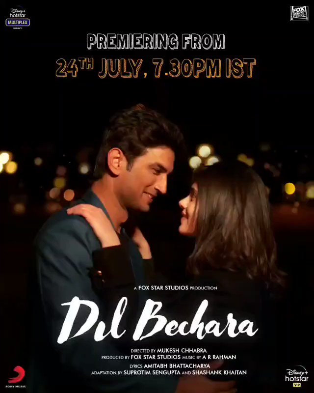 Vivek Anand Oberoi (@vivekoberoi) on Twitter photo 2020-07-23 10:20:39 The STAR is gone...but his brightness will shine in our hearts forever! Let’s all together celebrate #Sushant’s exceptional talent one last time... #DilBechara releasing tomorrow! Show your support🙏 #SushantSinghRajput #DilBecharaTomo The STAR is gone...but his brightness will shine in our hearts forever! Let’s all together celebrate #Sushant’s exceptional talent one last time... #DilBechara releasing tomorrow! Show your support🙏 #SushantSinghRajput #DilBecharaTomo