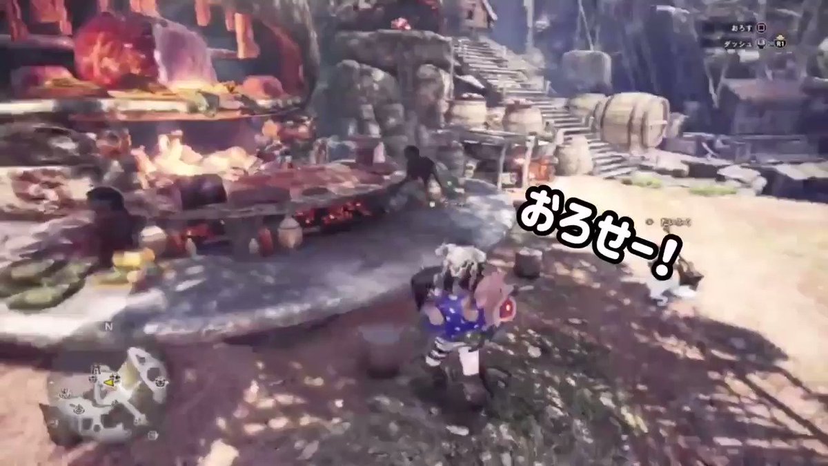 トロ子 プーギーをコックさんのところにお連れしたら探索に出てしまいました モンハン Mhwib Mhw プーギー 食べないから帰っておいでー