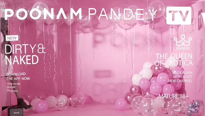 'DIRTY & NAKED' My New Video.
Only on 'POONAM PANDEY TV' App
Download it from Google Play Store :) https://t