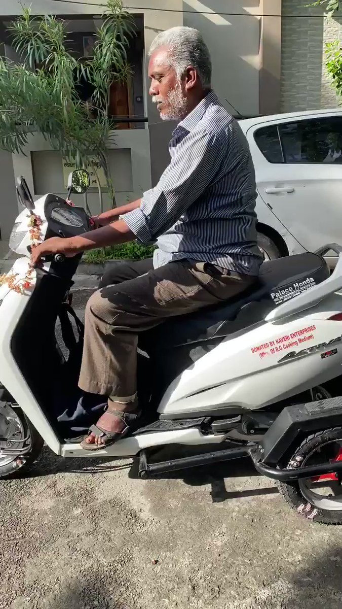 Churumuri Three Months Later Newspaper Circulation Is Down In The Dumps And Showing No Signs Of Returning To Normal But A Kind Hearted Customer Has Donated Uday Kumar A Honda Activa Churumuri Three Months Later Newspaper Circulation Is Down In The Dumps And Showing No Signs Of Returning To Normal But A Kind Hearted Customer Has Donated Uday Kumar A Honda Activa