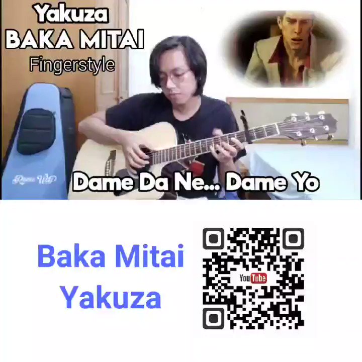 Baka Mitai - DAME NA ME - Guitar Fingerstyle FULL Lesson 