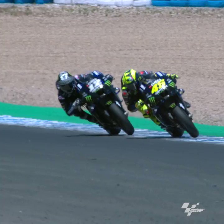 A #WheelieWednesday-worthy performance from @ValeYellow46 🤩
He's still got it! 💪
#MonsterYamaha | #MotoGP | #AndaluciaGP | #RacingForThem | @MotoGP https://t.co/V0eGBdgqQG