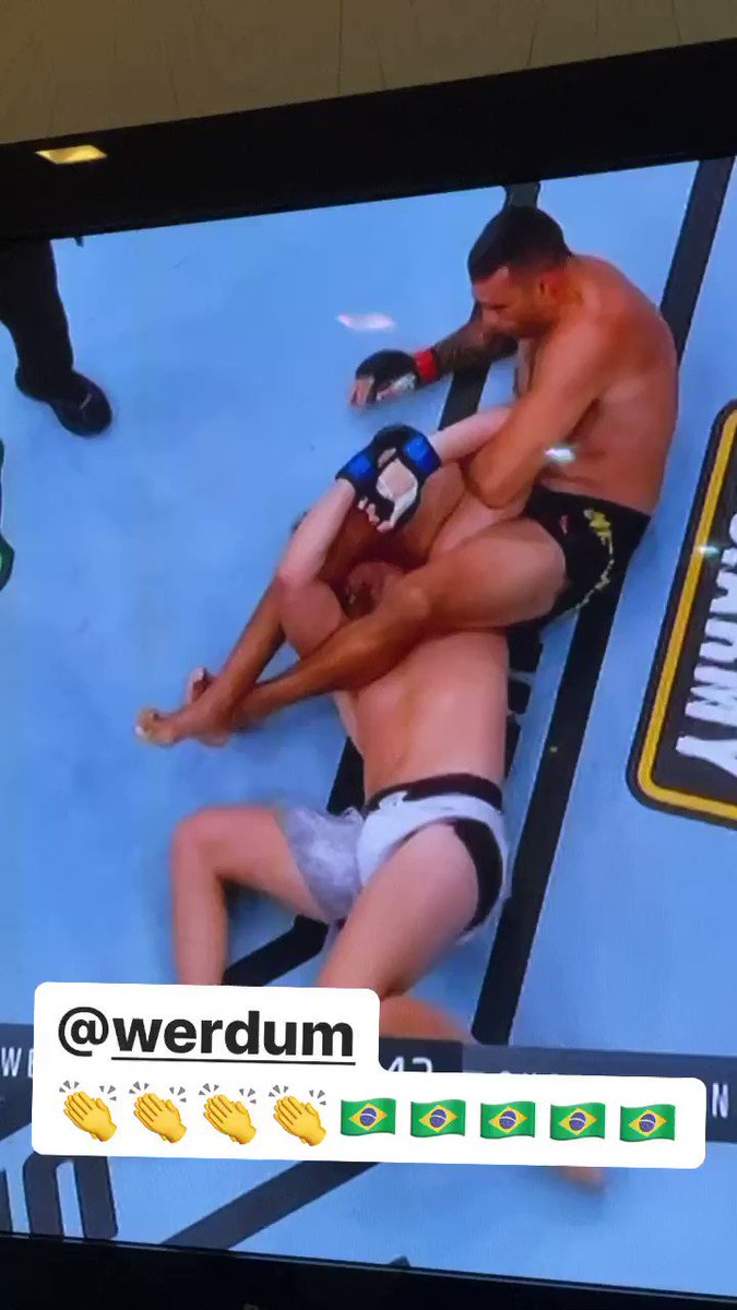 Everything was programmed by the direction of the UFC in the person of @danawhite to watch the great defeat of @FabricioWerdum x @AlexTheMauler but the strategy succumbed! The guys forgot to combine with the courage, talent and werdum technique. Living and learning. #suck🇧🇷👊 https://t.co/BIXW1yNUAT
