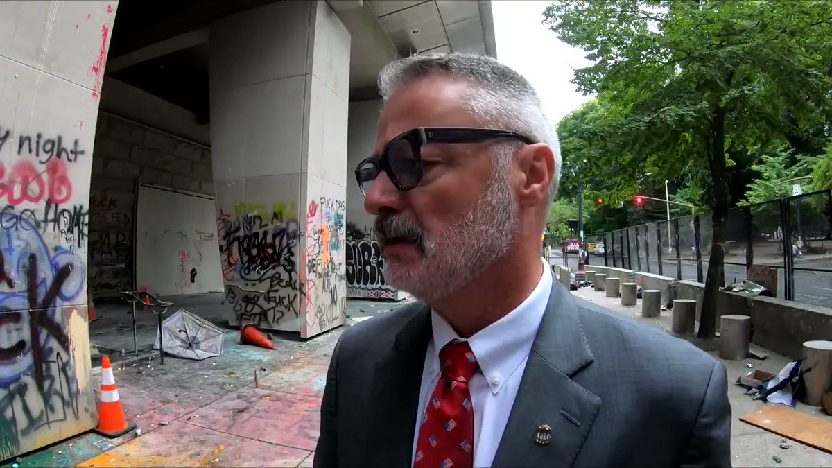 U.S Attorney for Oregon Billy Williams gets irritated by biased media who refuse to accurately describe the criminal behavior of rioters trying to burn down the Portland federal courthouse. #PortlandRiots https://t.co/byBbGTaK1I https://t.co/w2XnezbX86
