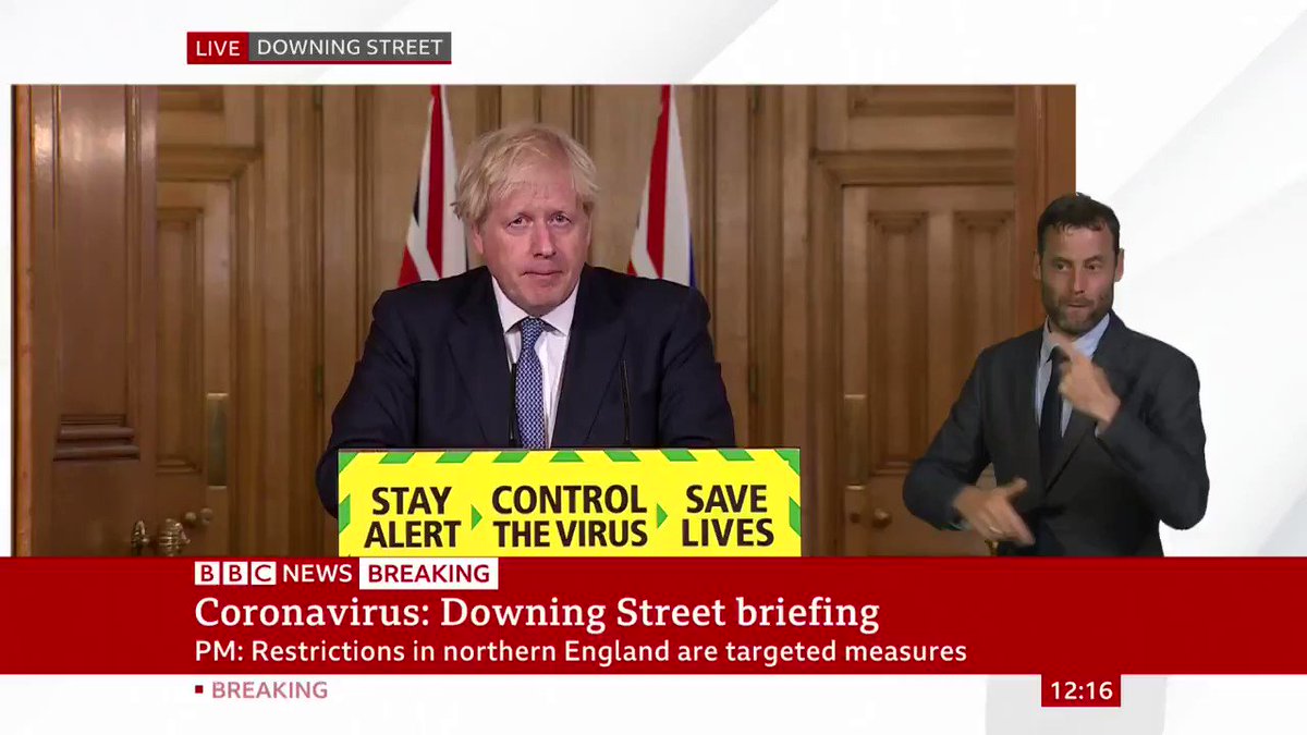 "Our assessment is that we should now squeeze that brake pedal... in order to keep the virus under control"
PM Boris Johnson says easing of coronavirus restrictions in England - due to come in this weekend - will be postponed "for at least a fortnight"
https://t.co/LJqJVihBvU https://t.co/f5XFsrxW1B