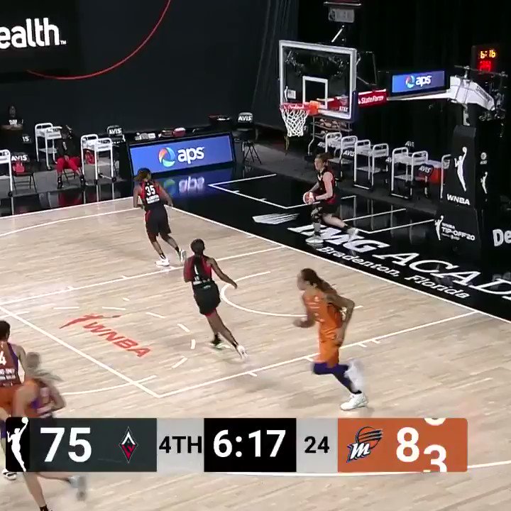 .@SkyDigg4 with the hustle play for the @PhoenixMercury bucket AND the foul π€ #ATTtipoff
100-90 lead for PHX in the 4th quarter with 1:14 left on @CBSSportsNet. https://t.co/m8gom1snxf