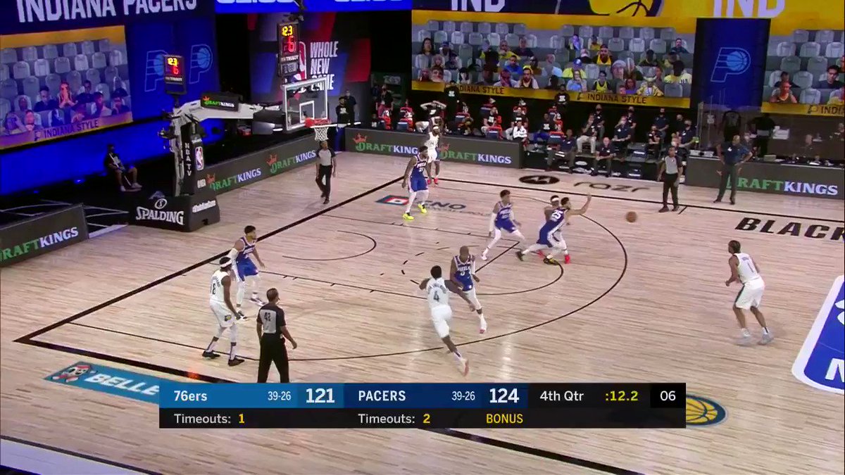 T.J. Warren's 9TH 👌 gives him a career-high 53 POINTS and lifts the @Pacers to victory! #WholeNewGame https://t.co/Pe5q4DTg1Z