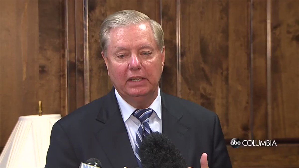 Mike Gillespie (@MikeABCColumbia) on Twitter photo 2020-08-03 20:50:34 South Carolina Senator @LindseyGrahamSC today on the Carolina-Clemson rivalry being canceled: Its unacceptable... we cant let this pandemic stop this rivalry. @abc_columbia South Carolina Senator @LindseyGrahamSC today on the Carolina-Clemson rivalry being canceled: Its unacceptable... we cant let this pandemic stop this rivalry. @abc_columbia