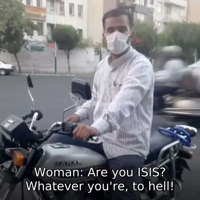 Do you know why Iranians call the Islamic Republic regime in Iran ISIS? Because it has ISIS-like morality laws
This woman was harassed by a pro-regime vigilante for hijab. Look how she stands her ground & films him.
That's how our campaign of #MyCameraIsMyWeapon empowers women https://t.co/5yVmyyT4tp