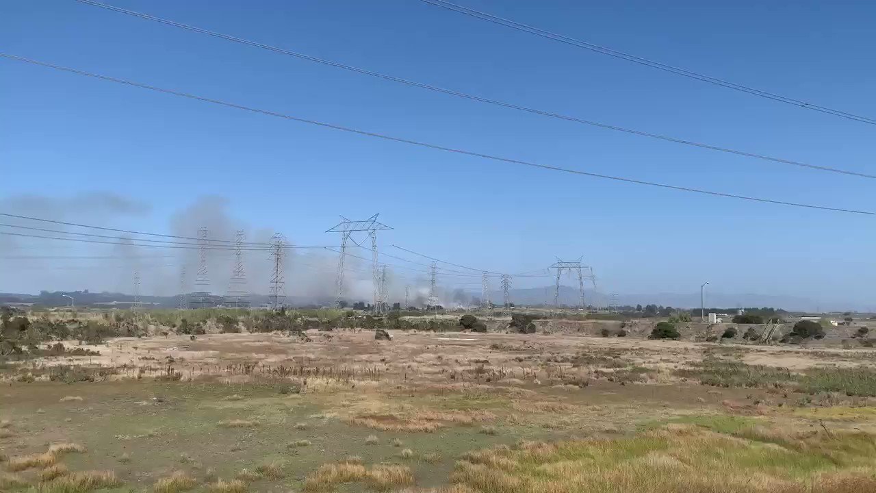 S on Twitter "Fire in Moss Landing. Looks like around the Pick n Pull