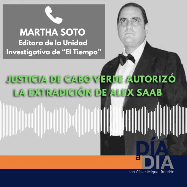 #DiaADia El Tribunal de Cabo Verde ha autorizado la extradición a Estados Unidos de Álex Saab. ¿Qué pasos vienen ahora? ¿qué falta para que se monte en el avión rumbo a Miami? (1/4) https://t.co/g2K6md1RmY https://t.co/89I1Qo8bCy