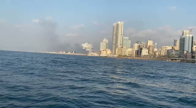 A Powerful explosion has occured in Beirut. It's not yet clear what caused the blast. #Beirut https://t.co/h7ayT5DKdK