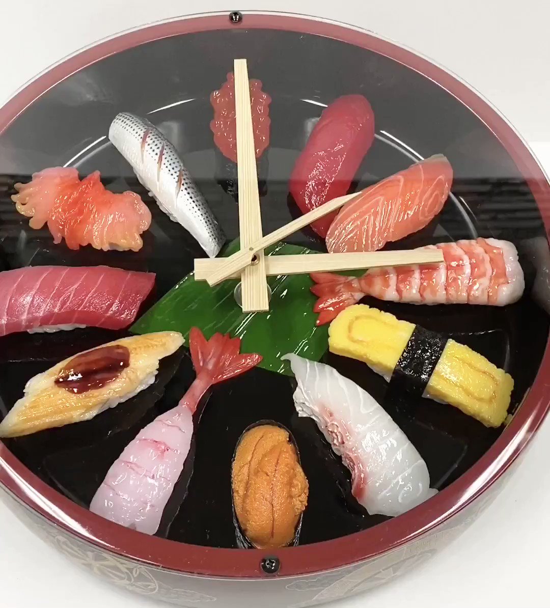 希少　美品　まいづる 食品サンプル 寿司時計