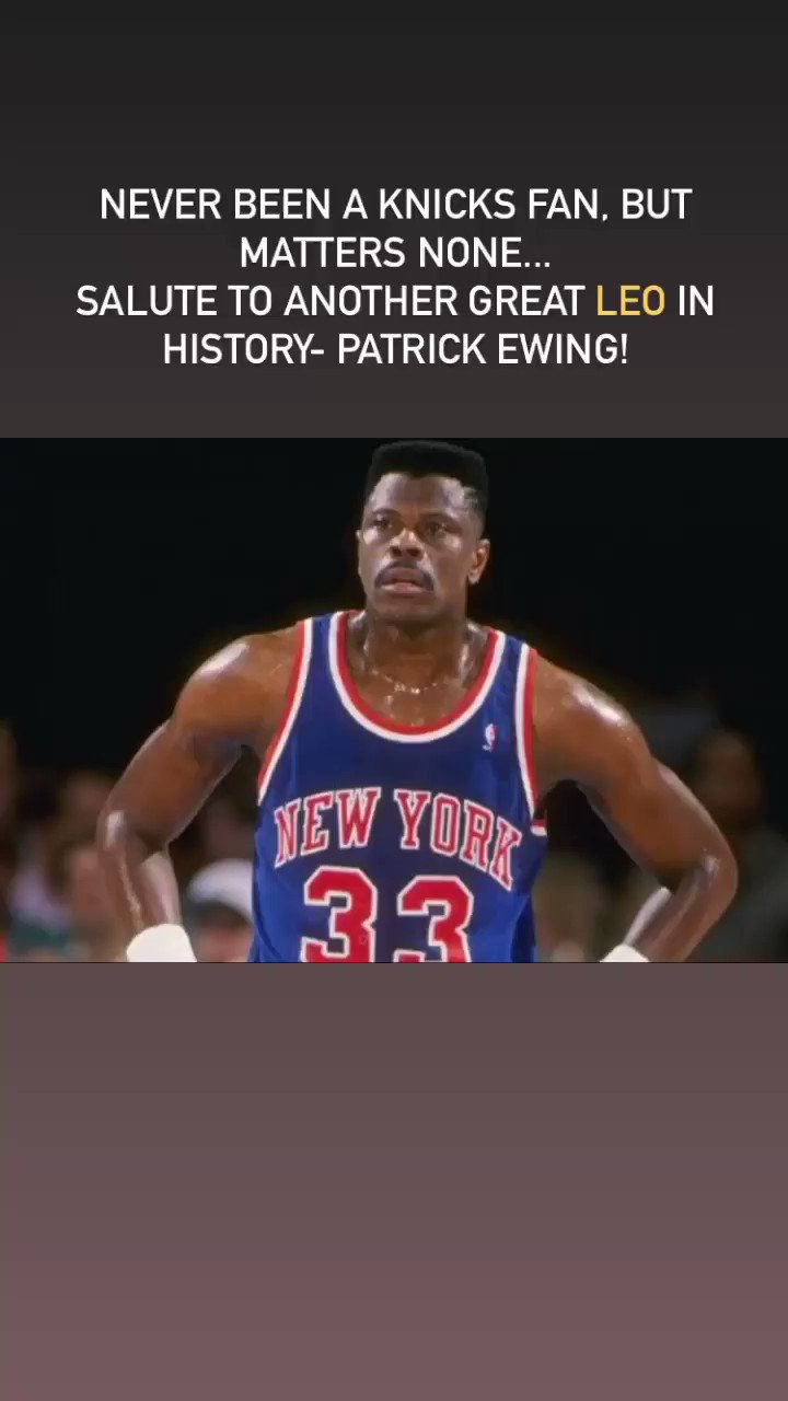 Happy Birthday to & legend, Patrick Ewing. 