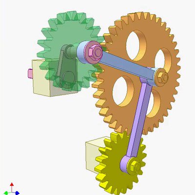 Gear and Linkage Mechanism