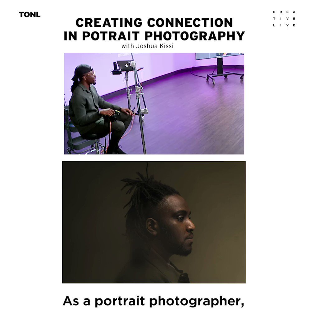 Photography is about connection. @JoshuaKissi will show you how to connect with style and impact in his class ▷https://t.co/FcYiLQuyVK https://t.co/5rQmeNybpr