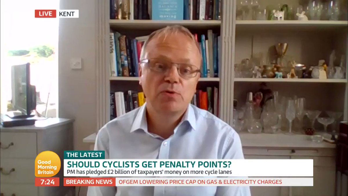 'The evidence shows that cyclists do not statistically present a risk.'
Duncan Dolimore from The Cycling UK says regulations are decided on the risk posed.
He adds that If there were regulations, it would impact 25 million people who own bikes, 7 million of whom are children. https://t.co/GfmguU2eCY
