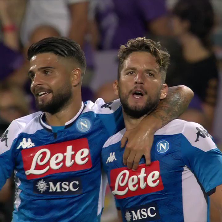 ⚽️ Primo gol della Serie A 19/20: @dries_mertens14 vs @acffiorentina https://t.co/YX7UPVajLU