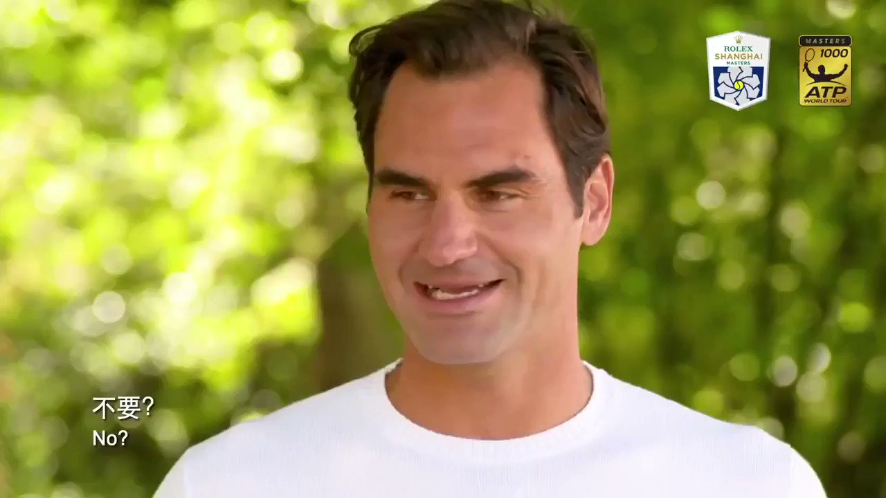 Roger Federer  sings Happy Birthday to Roger Federer   