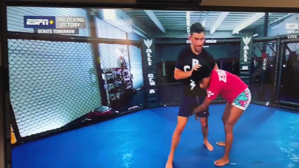 Eyoo! Keep your eyes peeled, we filmed a few of these. Thanks for using me @DominickCruz! #UnlockingVictory #UFCVegas6 https://t.co/3uRoIBWK9V