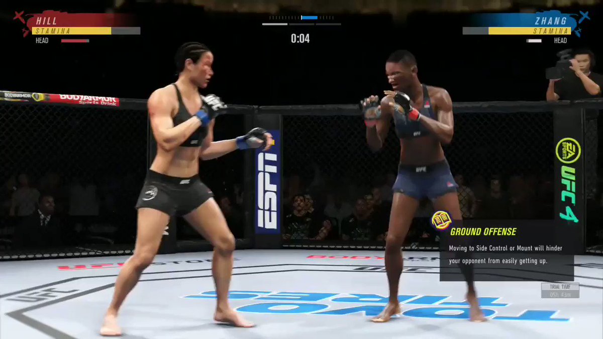 I'll admit the #UFC4 replays are dope. @AngieOverkill with a dental check kick https://t.co/bJo1VKdqjw