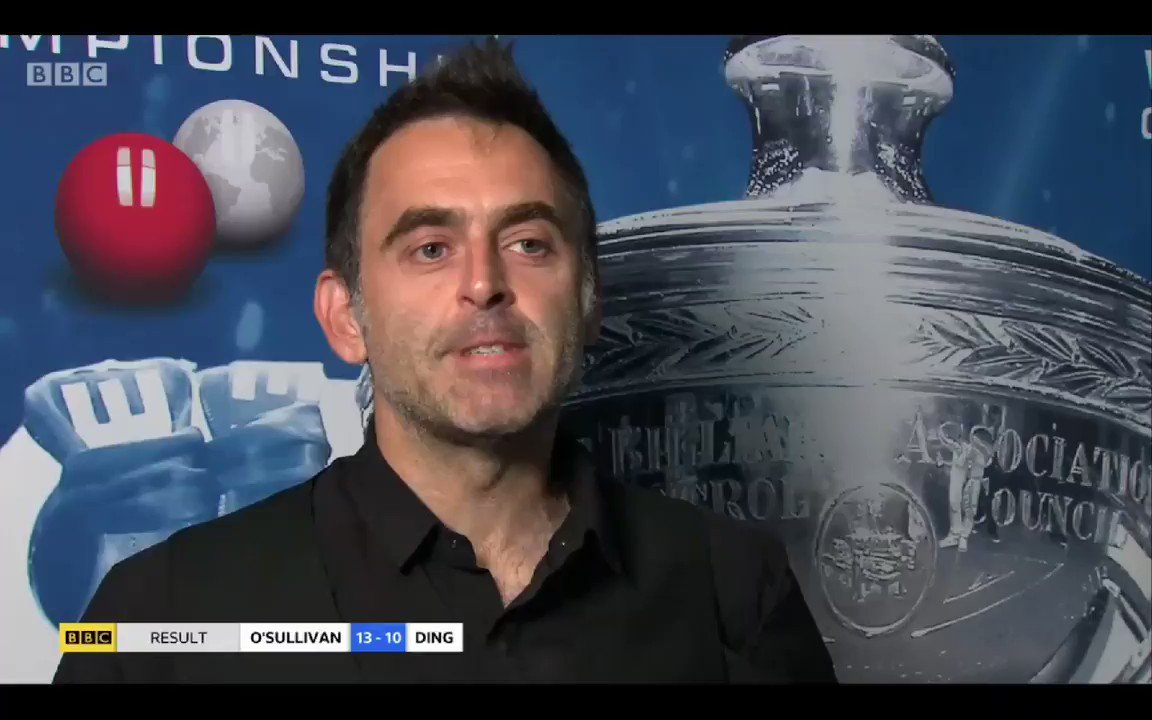 Ronnie O’Sullivan just straight up brutal on the reason for his longevity in snooker https://t.co/4bL5FAd1Cs