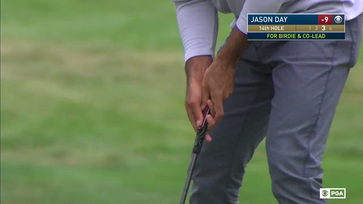 "Make my day!"
This one rolls around and in to move Jason Day to -10, tied for the lead. https://t.co/uDQvM2fjBo