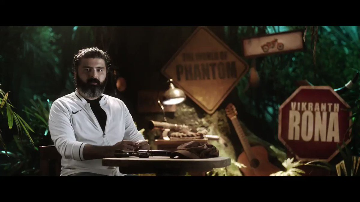 Here's a little introduction to #VikranthRona's character! Poster will be shared in the next tweet!
@WorldofPhantom - The official twitter handle for #Phantom @KicchaSudeep @shaliniartss #VikranthRonaFirstLook https://t.co/2D6OibJ2ib