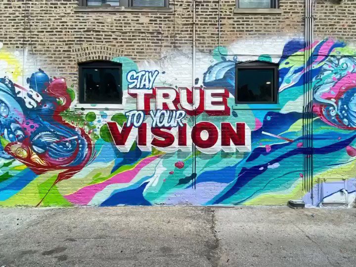 Inspiring words from the new mural at our Hyde Park location ? Chicago