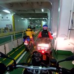 バイクに乗っているような感覚が味わえる!フェリーからの下船動画!
