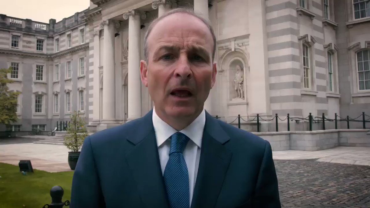 Constructive meeting of the Cabinet Committee on #COVID19 earlier. A serial testing programme will be rolled out in direct provision centres and meat plants & Govt is examining what measures could be taken to help businesses in Kildare, Laois & Offaly https://t.co/fXrd2XmKLP