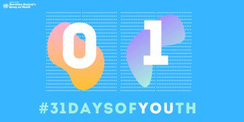 On Wednesday's #YouthDay and throughout August follow #31DaysofYOUth to celebrate 1.8 billion young people around the world and their contributions to a better future for all. https://t.co/XtFZUavDRy via @UNYouthEnvoy https://t.co/U0lFKEiAWd