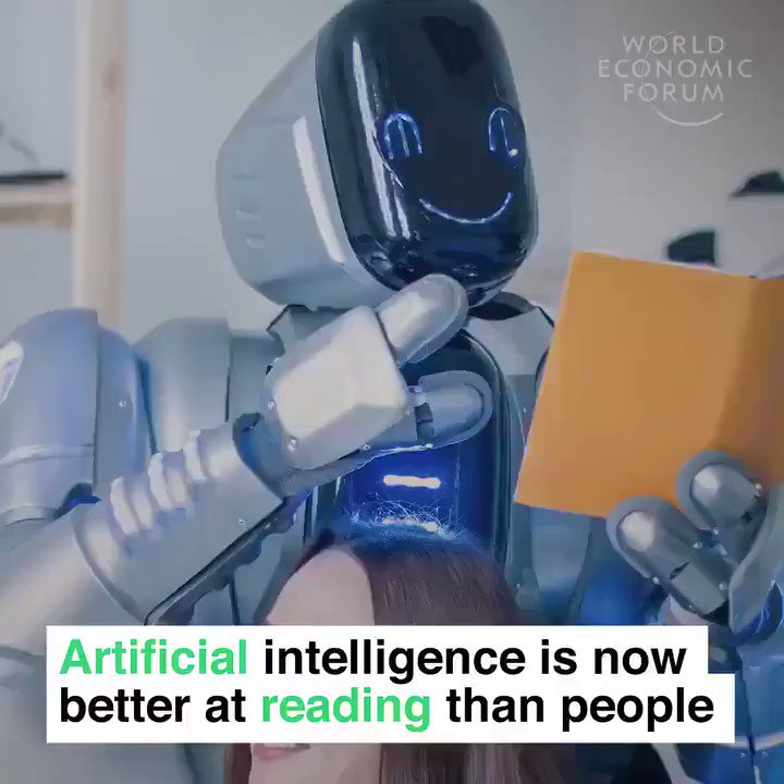 Xavier Gomez (@Xbond49) on Twitter photo 2020-08-14 14:30:00 #ArtificialIntelligence is now better at #Reading than people by @wef #fintech #AI #DataScience #ML #NLP #machinelearning @BernardMarr @BigDataGal @ipfconline1 @RosyCoaching @SpirosMargaris @guzmand @KirkDBorne @BillMew @ImMBM @Paula_Piccard @rwang0 @lisachwinter @schmarzo #ArtificialIntelligence is now better at #Reading than people by @wef #fintech #AI #DataScience #ML #NLP #machinelearning @BernardMarr @BigDataGal @ipfconline1 @RosyCoaching @SpirosMargaris @guzmand @KirkDBorne @BillMew @ImMBM @Paula_Piccard @rwang0 @lisachwinter @schmarzo